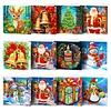 12 Pcs/Set Diamond Painting Christmas Greeting Card