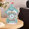 Diamond Painting Acrylic Blue House Clock Ornament