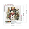 Diamond Painting-DIY Full Round Drill Snowman