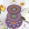 DIY Diamond Art Painting Three Layer Afternoon Tea Display | Mandala