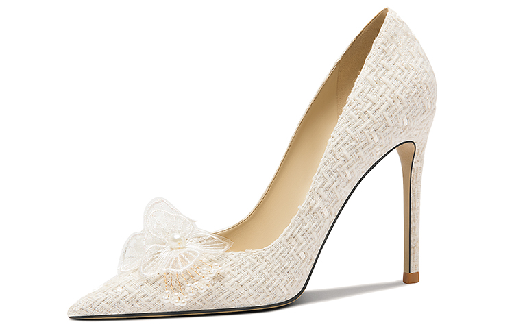 Lily Wei High Heels Women's White