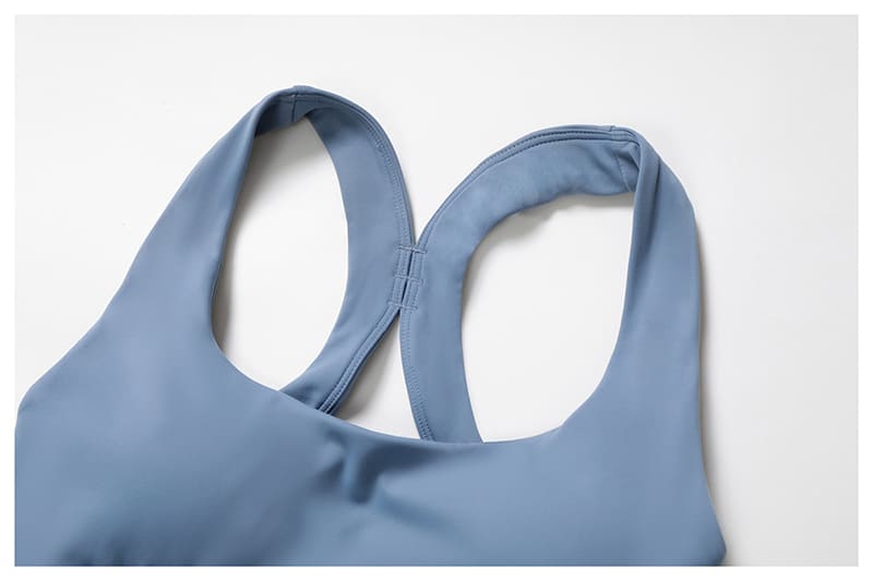 PASUXI Sports Bra Blue Detail Strap