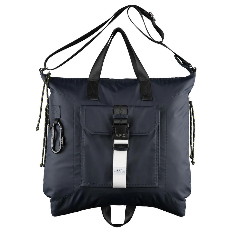 A.P.C Buckle Detailed Zip-Up Tote Bag