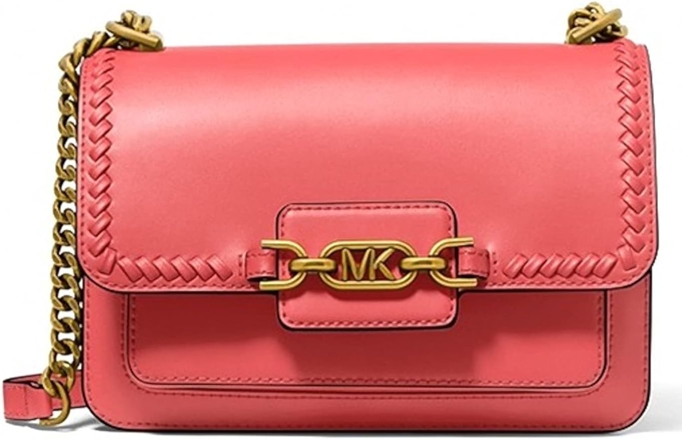 MICHAEL MICHAEL KORS Women's Heather Leather Shoulder Bag Dahlia, Large
