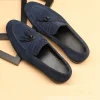 Mens Casual Suede Leather Tassel Loafers 