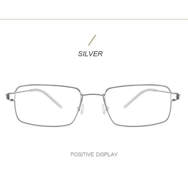 Men Business Reading Glasses Anti-Blue Light Eyeglasses Titanium Alloy Frame Hyperopia Presbyopia Prescription Glasses