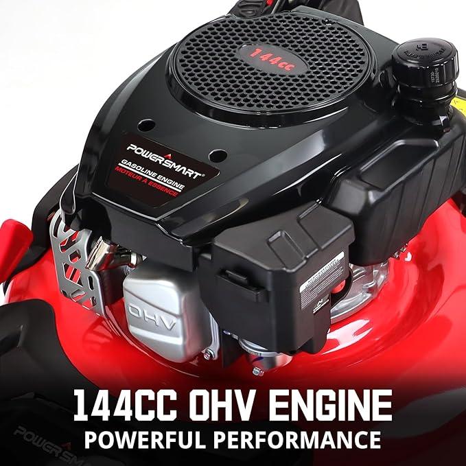 Product Introduction of (TikTokShopBacktoSchool)PowerSmart Gas Lawn Mower 21-Inch 144 cc OHV Engine 3-in-1 Push Mower with Bagging,Great for Lawn Business(DV8621P) 13