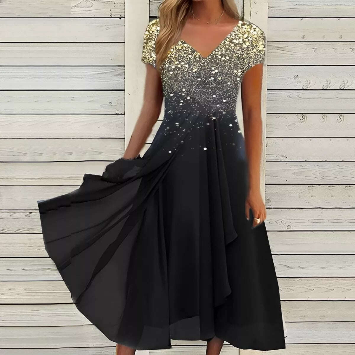 Verão 2025 Vestido Floral Longo Boémio Boémio