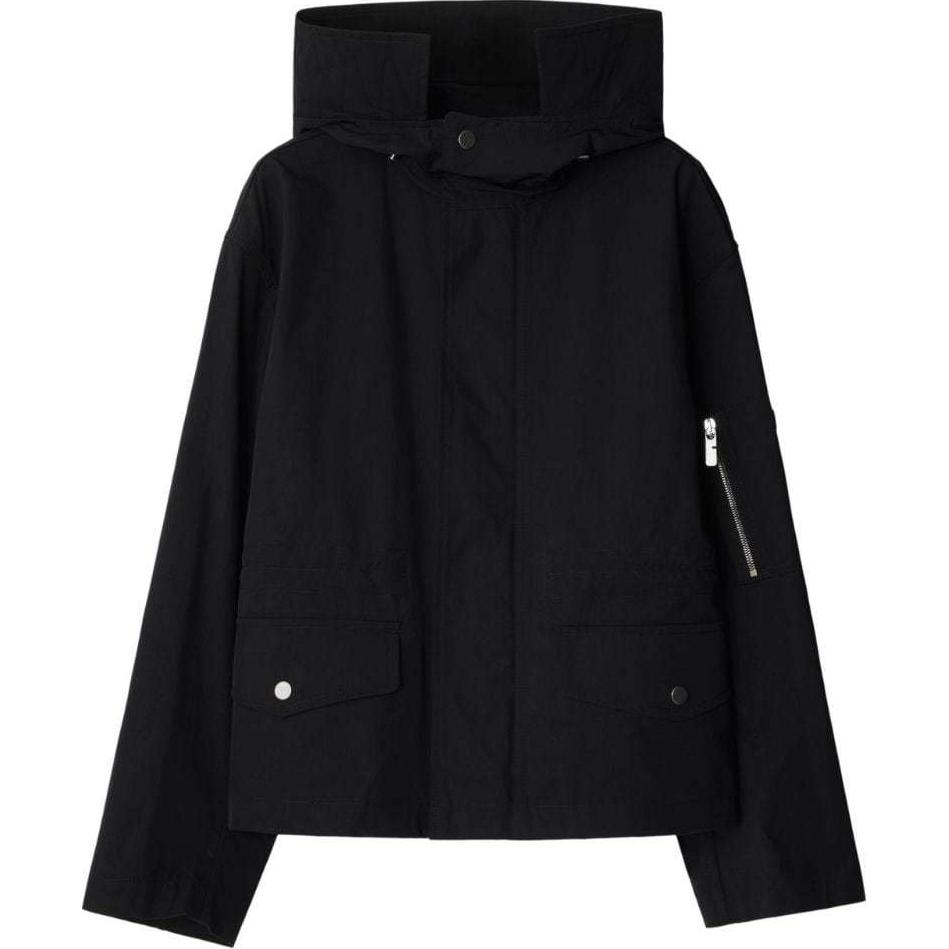 Burberry Hooded Press-stud Parka Coat