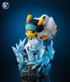 Marines Admirals Akainu & Kizaru & Kuzan Cosplay Pikachu - ONE PIECE Pokemon Resin Statue - ST Studio