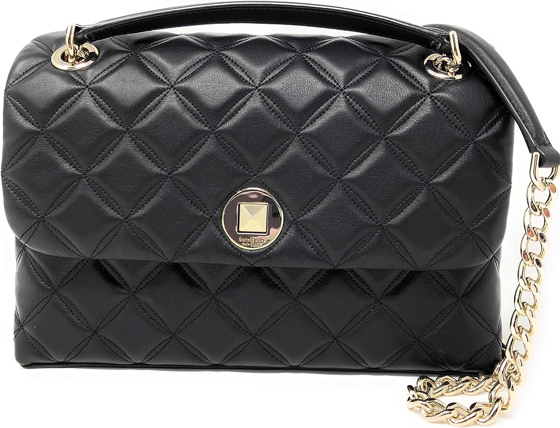 Kate Spade New York Natalia Medium Flap Cossbody/Shoulder Bag - Black