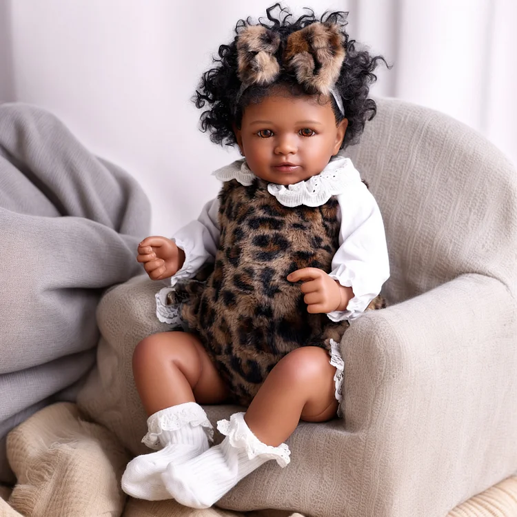 Babeside Quiet Reborn Baby Miya 20'' African American Little Infant Girl Healing the Heart