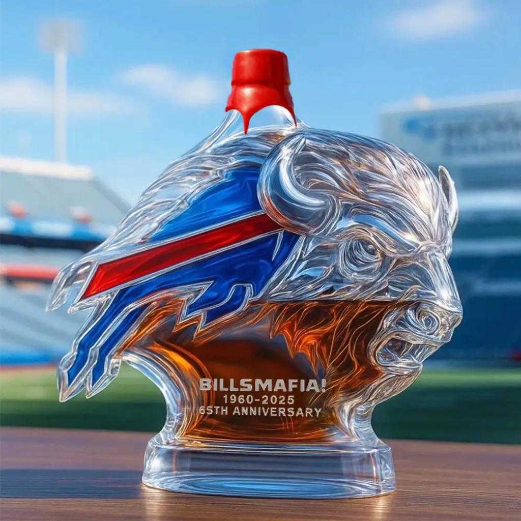 Buffalo Bills 65th Anniversary Whiskey Bottle7