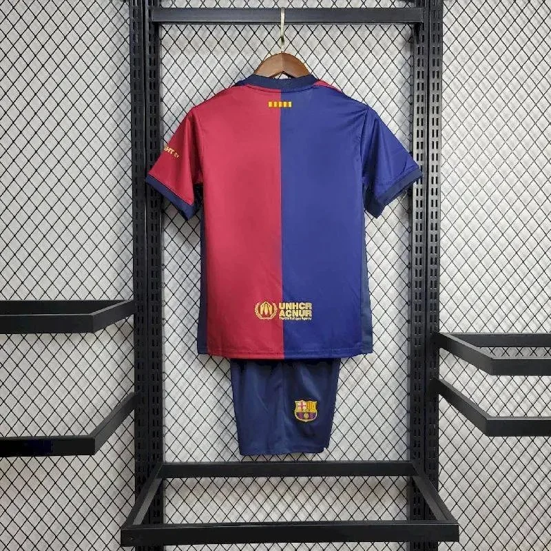 2024/2025 Kids Size Barcelona Home Football Shirt 1:1 Thai Quality