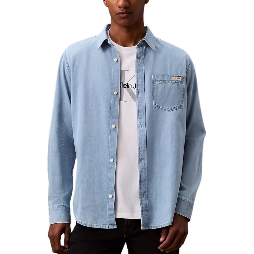 Calvin Klein Shirts Men Blue