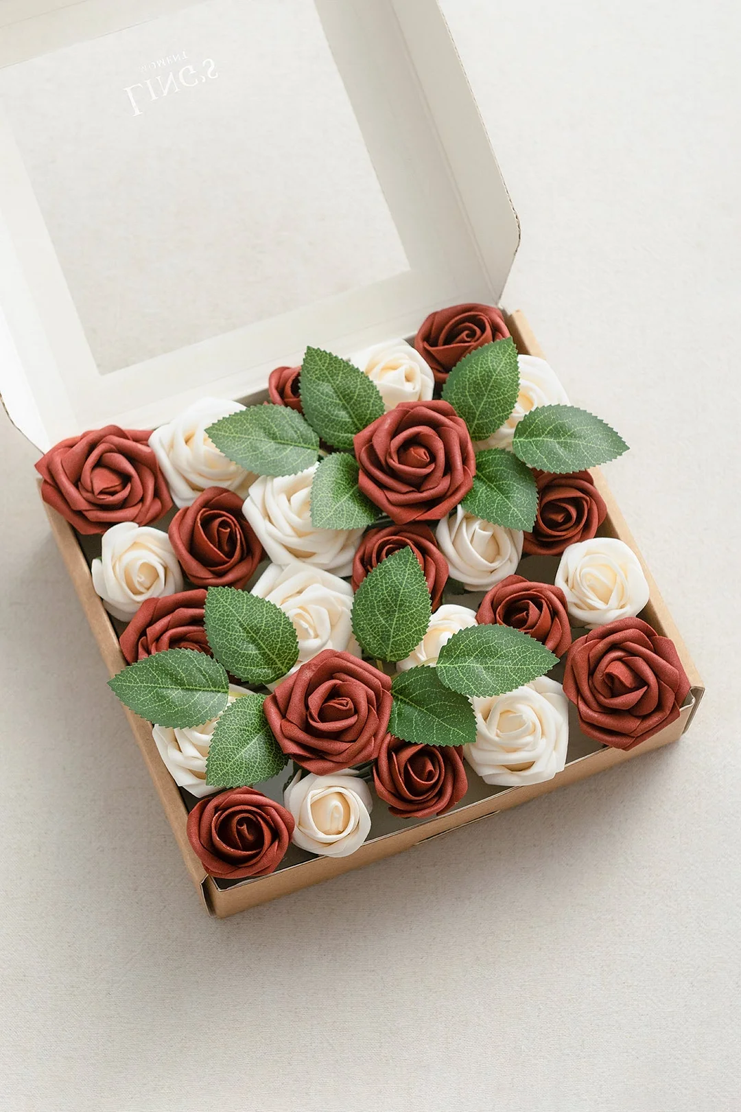 1.5"-2" Foam Rosebud & Petite Rose with Stem - 18 Colors
