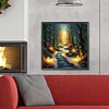 Diamond Painting -5D Full Round Drill Candlelight Forest