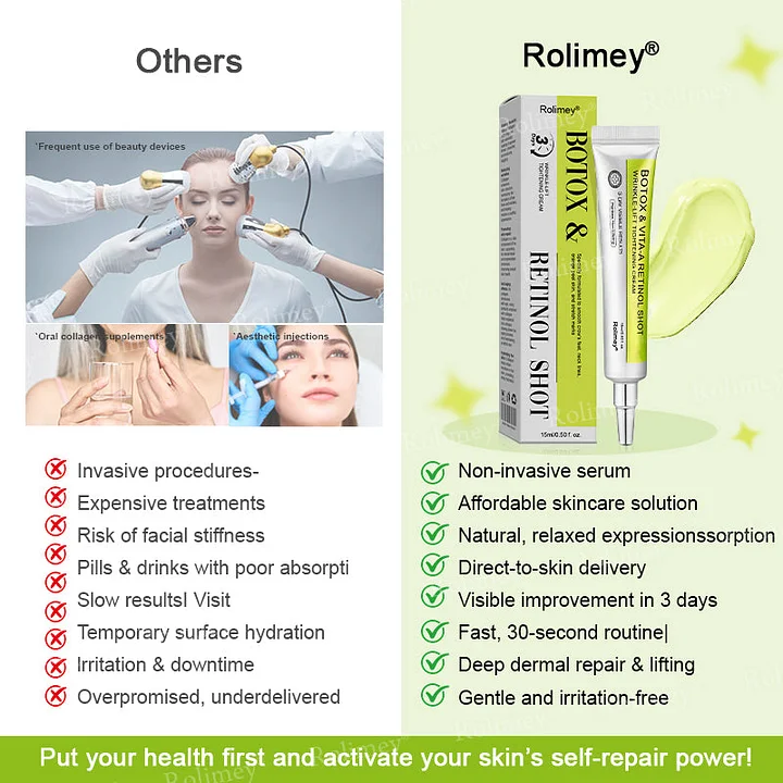 Rolimey® Botox & Vita-A Retinol Firming & Anti-Wrinkle Serum