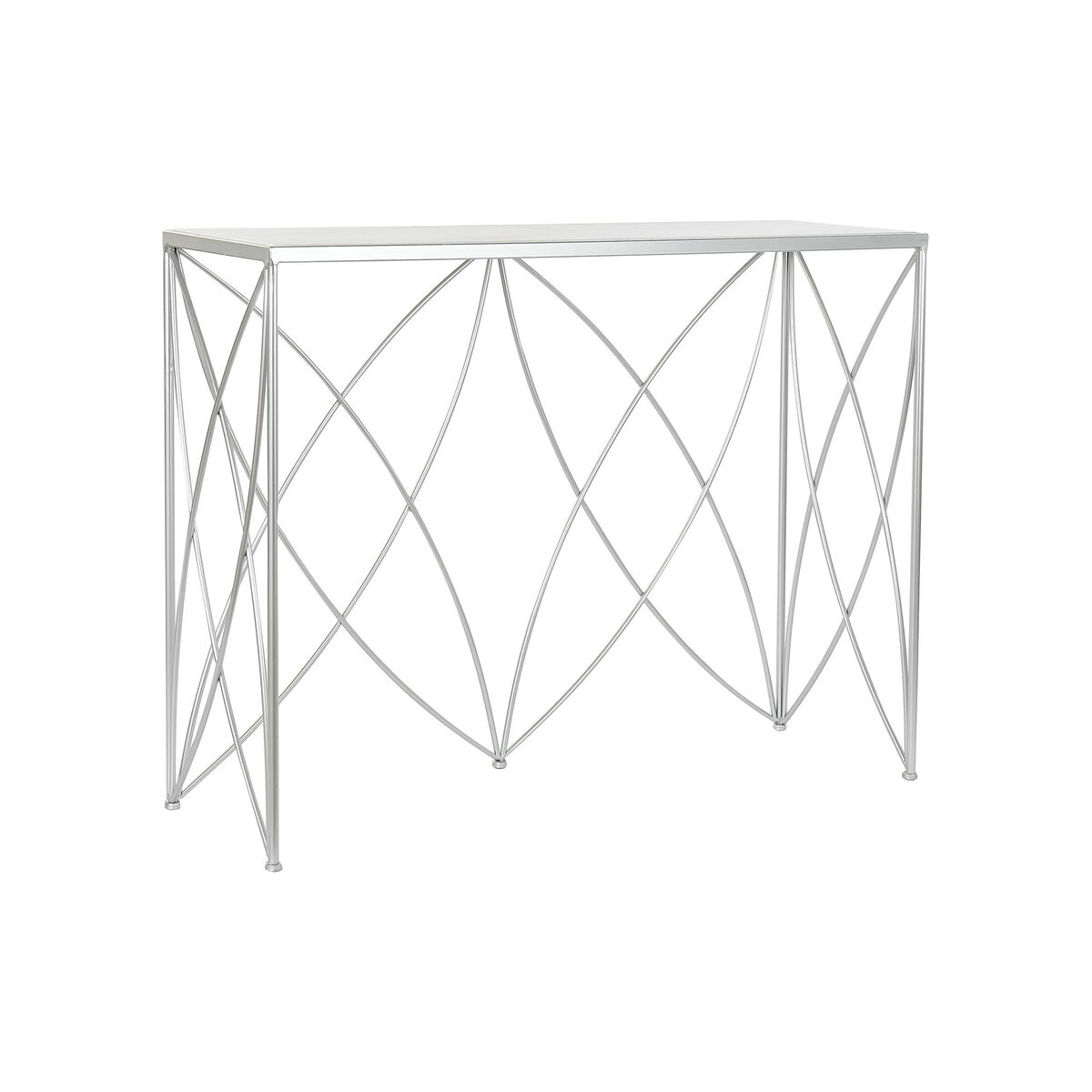 Hall DKD Home Decor White Silver 100 x 33 x 78 cm