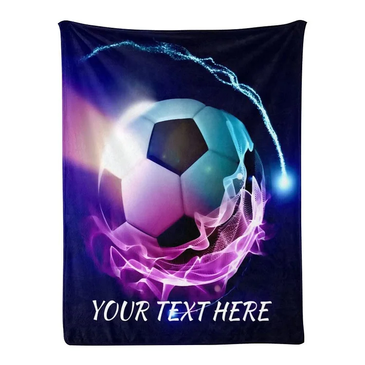 Personalized Soccer Blanket For Comfort & Unique|BKKid235