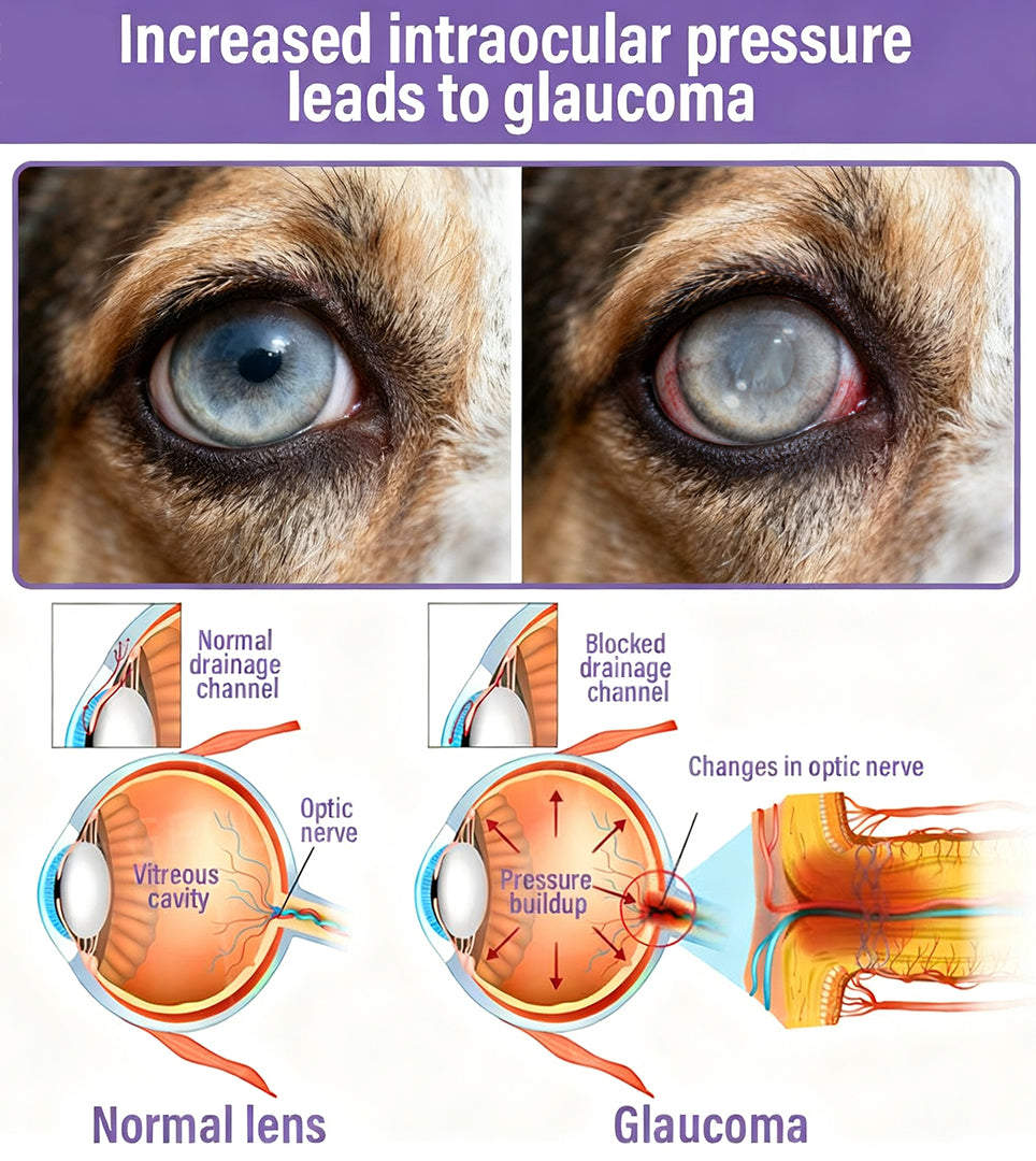Example of a pet with glaucoma