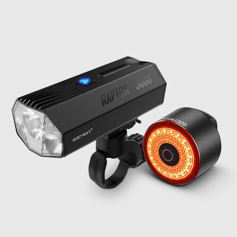 RAPTOR-3000 Ultra High Lumen Bike Front Light & LOOP-100 Smart