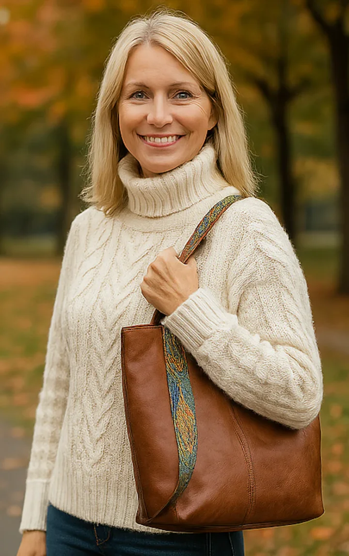 Cliente avec sac à main