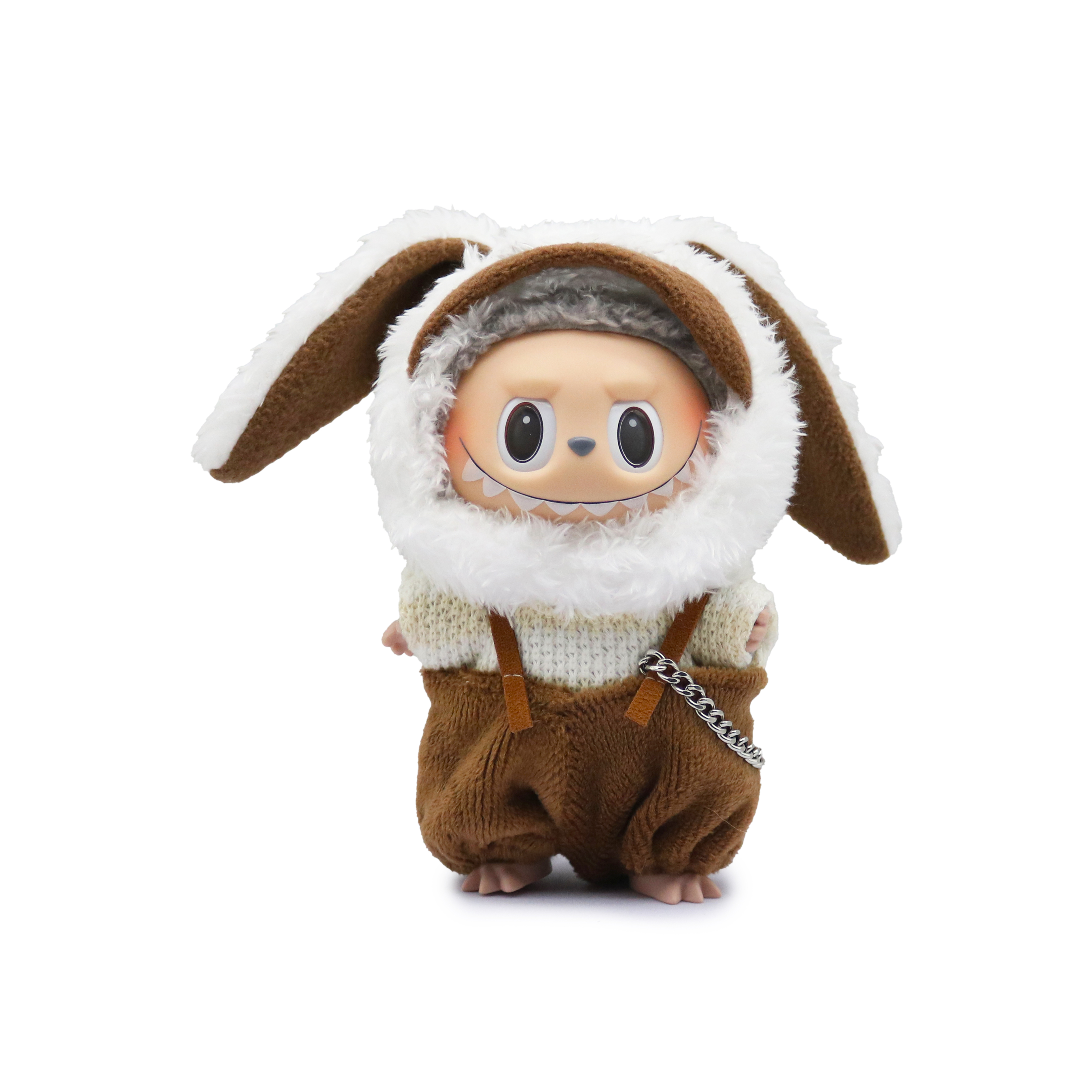 [Modified Doll] POP MART LABUBU THE MONSTERS Heartbeat Macaron Vinyl Face Good Boy Bunny Hang Tag Box 17cm