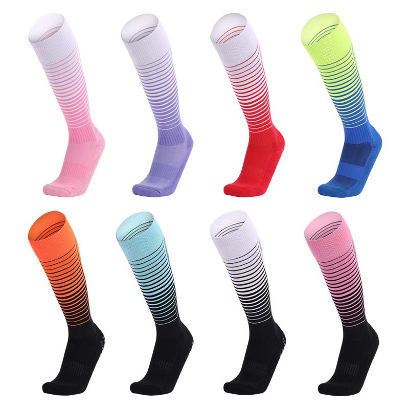 Adult Non-Slip Breathable Over-the-Knee Soccer Socks( 2 Piece Set)