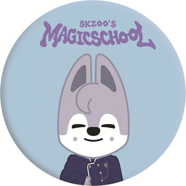 Stray Kids 4th Fanmeeting Skz’s Magic School Anime Badge