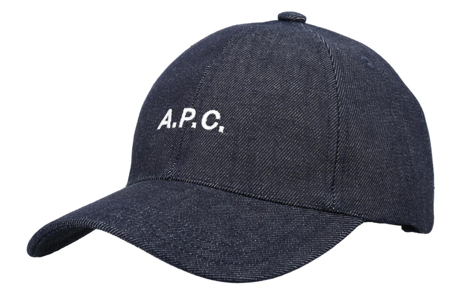 A.P.C Charlie Logo Embroidered Baseball Cap