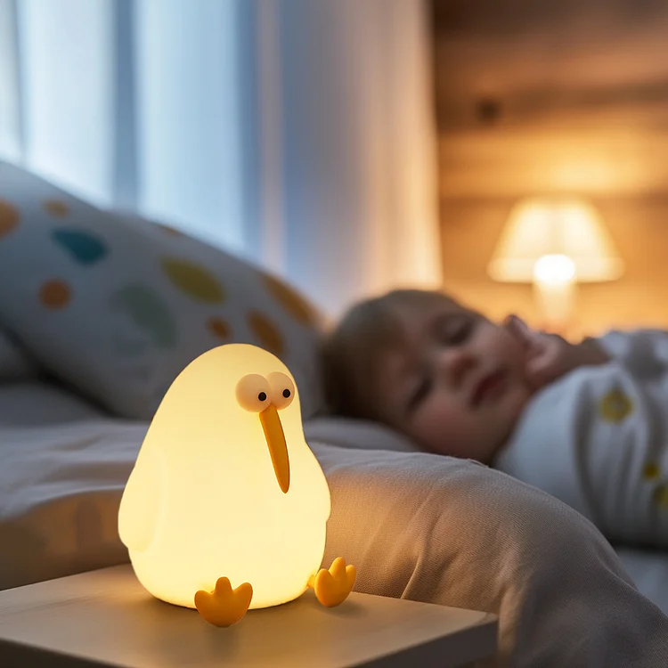 Kiwi Bird Silicone LED Night Lamp-Baby Gifts For Girls