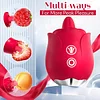 Clitoral Rose Sex Stimulator for Women with Tongue