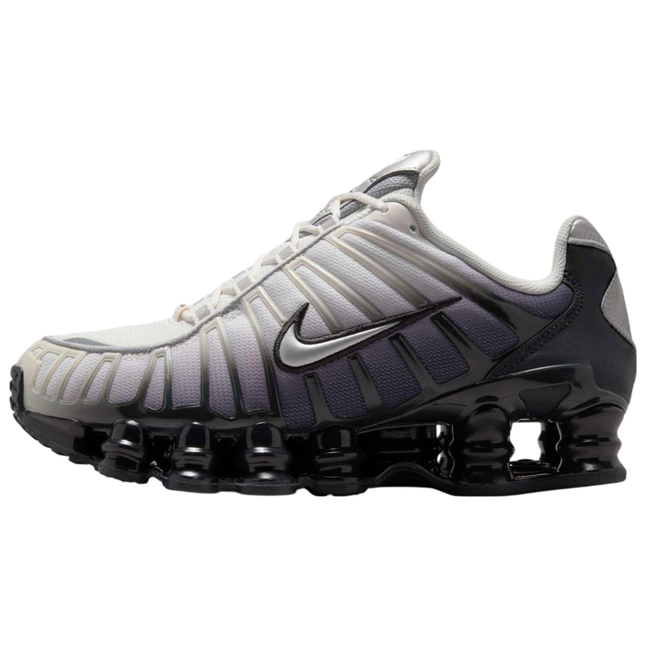 Nike Shox Tl Off Noir Metallic Silver Women's