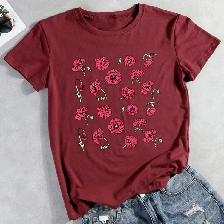 ANB -  Floral plant lover T-shirt Tee -012527