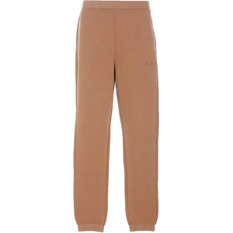 'S MAX MARA Logo Embroidered Straight Leg Pants