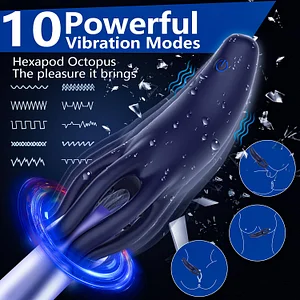 Male Glans Stimulator Exerciser With 10 Vibration Modes