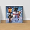 Diamond Painting-DIY Full Round Drill Snowman