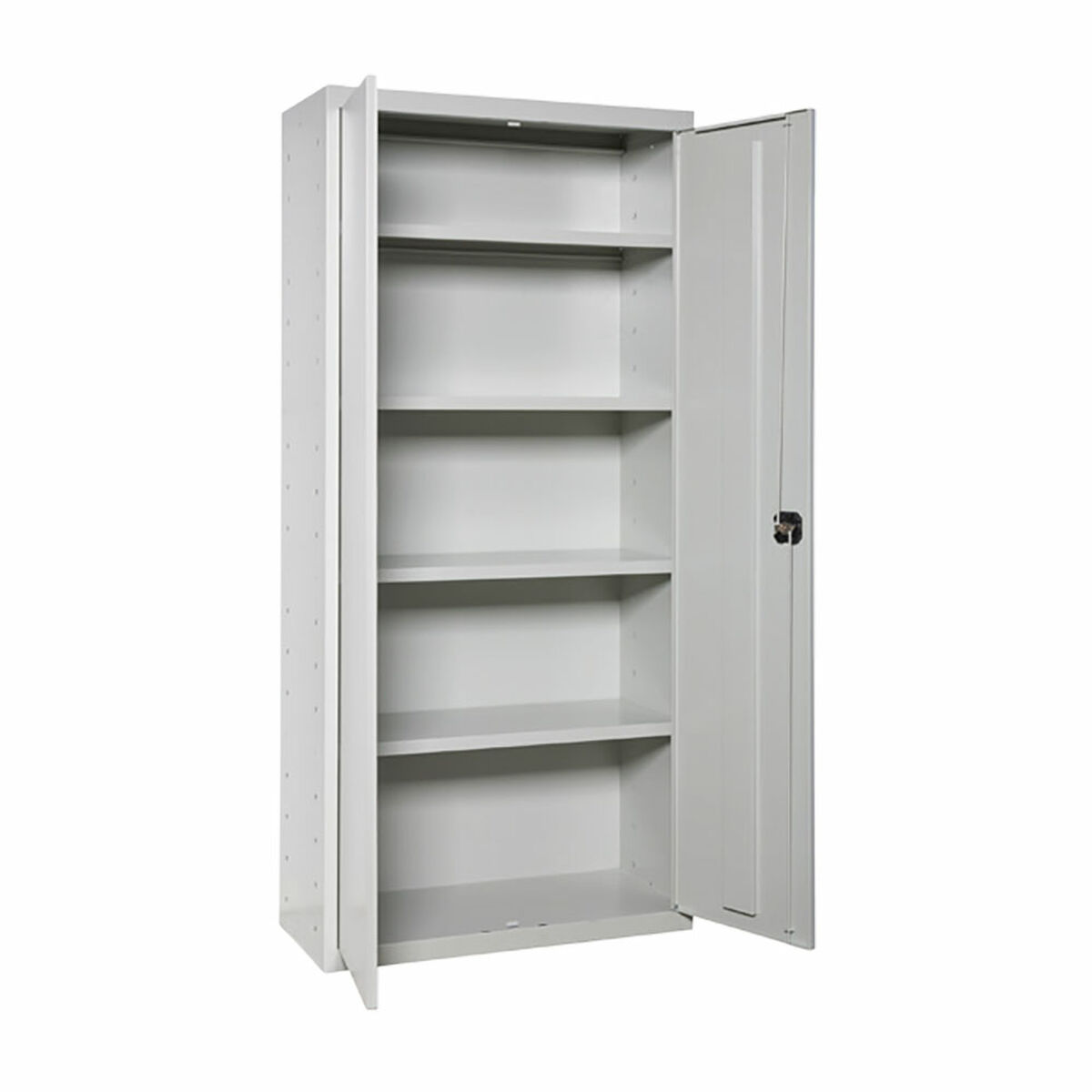 Cupboard Simon Rack Grey Metal 80 x 40 x 180 cm