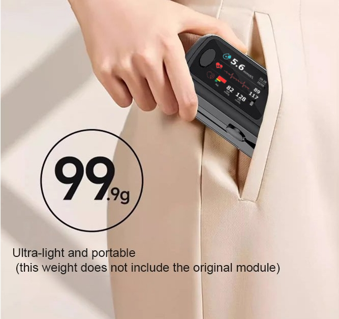 BQYOOM™ Monitor di Glucosiu Non Invasivu Avanzatu - Precisione di 99.9%