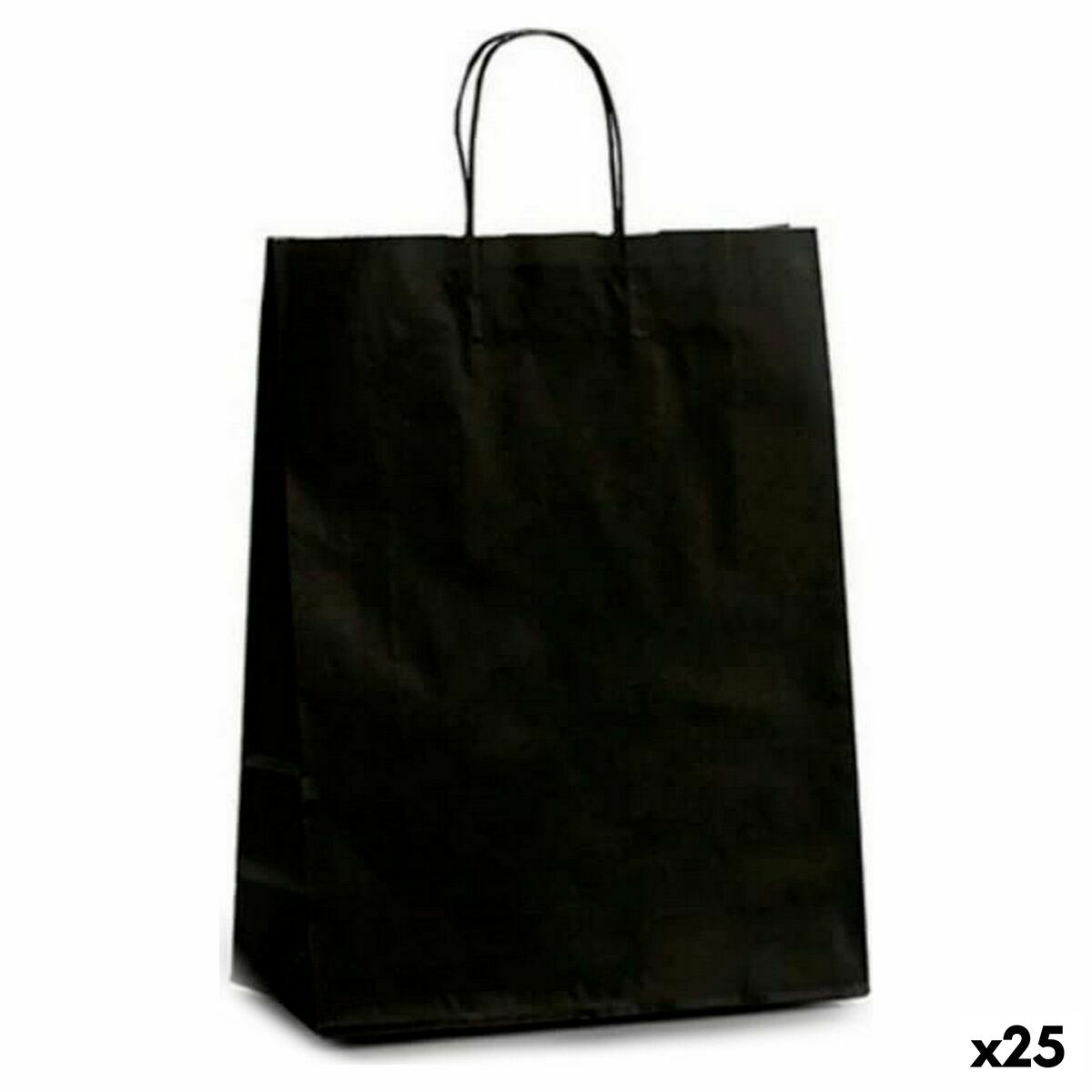 Paper Bag Pincello Black 12 x 52 x 32 cm (25 Units)