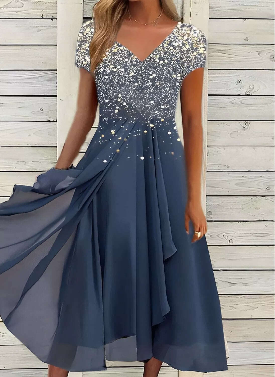 Verão 2025 Vestido Floral Longo Boémio Boémio
