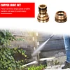 2 Pcs Faucet Fitting Brass Tap Quick Connector for Garden Tubing Car Washer Pipe