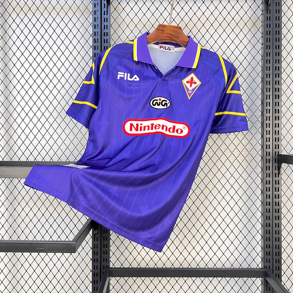 Maillot Fiorentina Third 1992/1993 - Lotto - Manches Longues - Rare Deadstock - Homme L