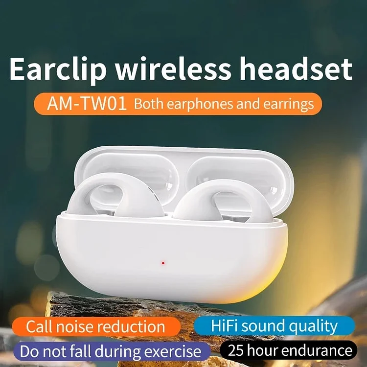 49% OFF🎁 Wireless Ear Clip Bone Conduction Headphones