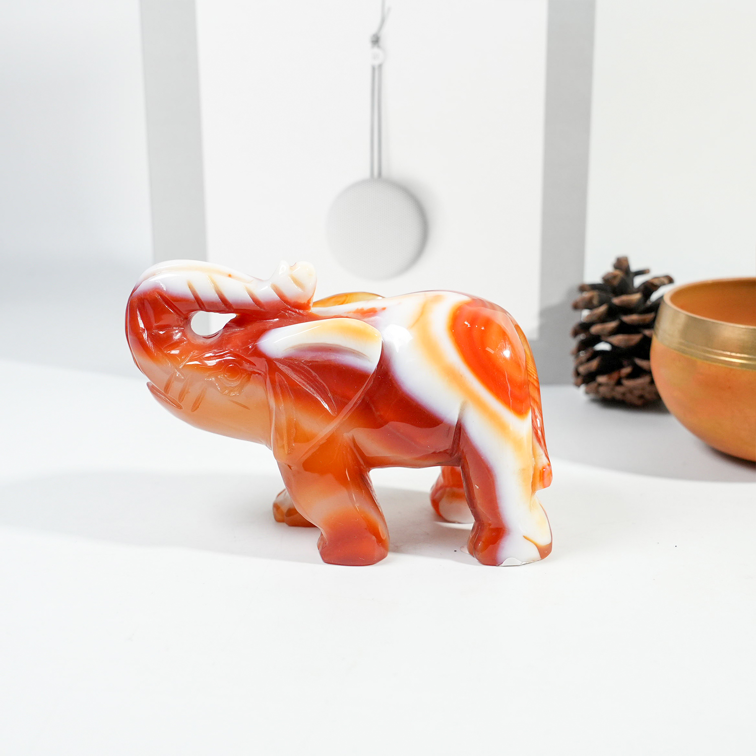 Red Sardonyx Elephant