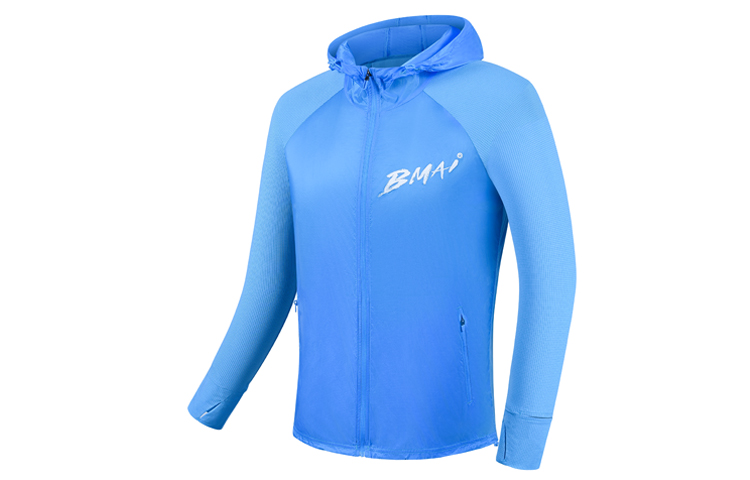 BMAI Trench Coats Men Cerulean