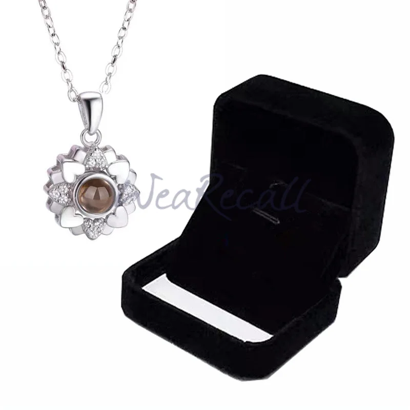 Projector Picture Custom Personalized Photo Bar Necklace  Best Boys Gift wetirmss