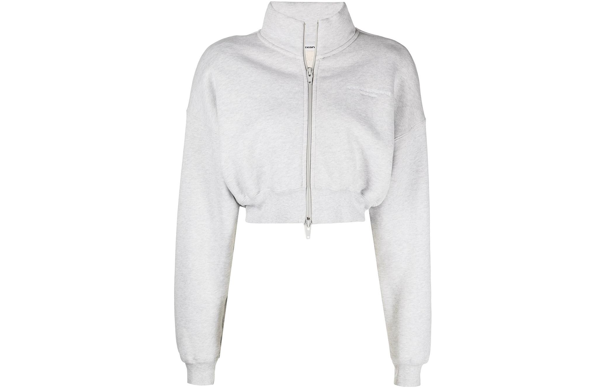 Alexander Wang Cropped Coats Women's Gray