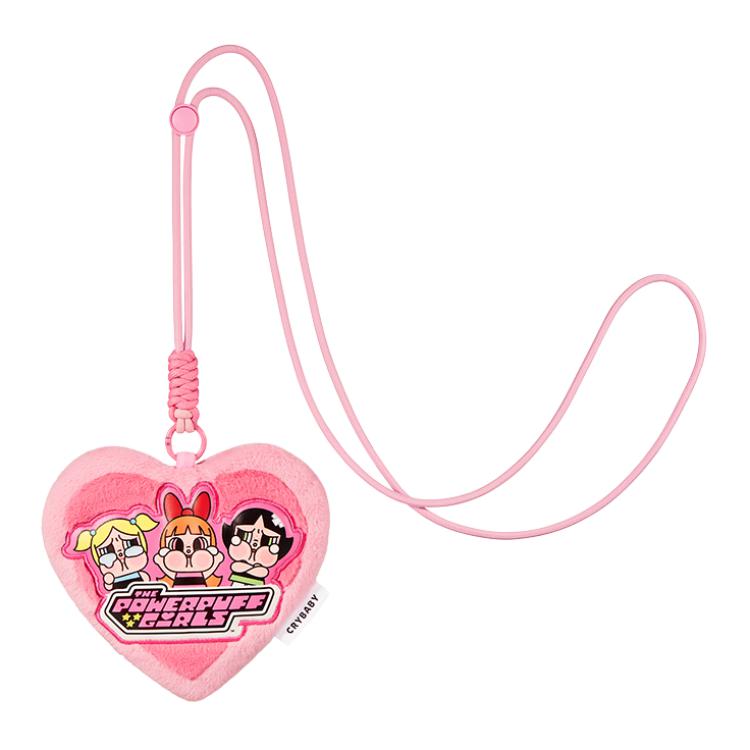 POP MART × The Powerpuff Girls, Collaboration CRYBABY Polyester Crossbody Bag Regular Women's Pink